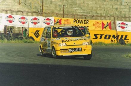 Jacek Sikora i Marek Kaczmarek - Fiat Cinquecento Sporting.